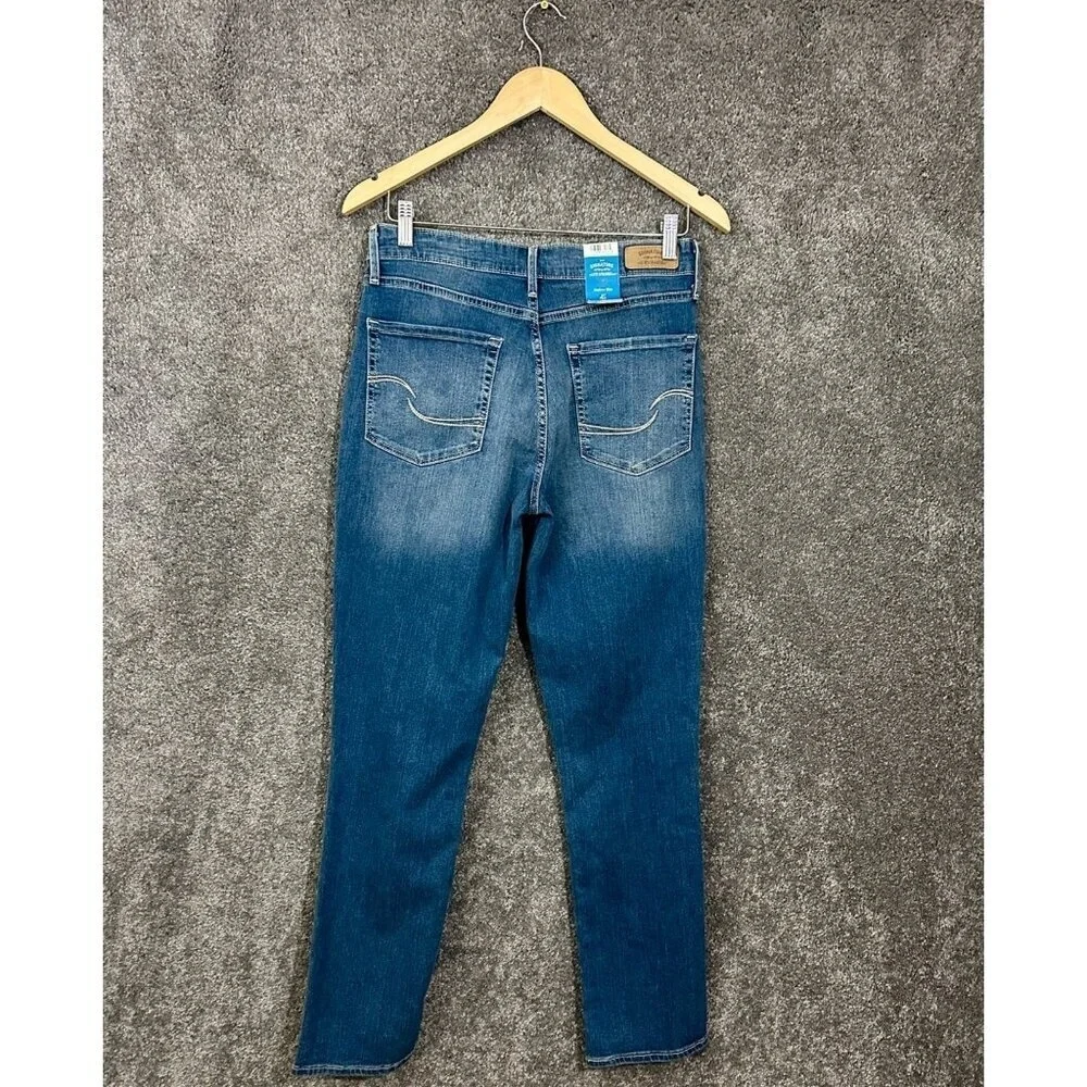 Signature By Levi Strauss & Co. Modern Slim Jeans Womens 8M Medium Wash Super St - Picture 2 of 8